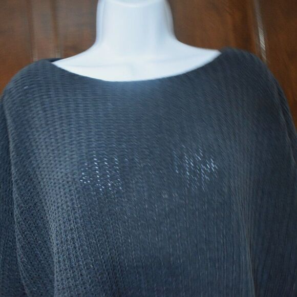 BB Dakota Sweater Womens Size Small Blue Knit Scoop Neck Oversized Pull Over - Picture 4 of 11